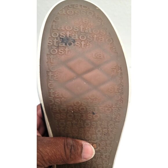 Taos Womens Canvas Lace-Up Sneakers Size 11 Black Casual Everyday - Picture 11 of 11